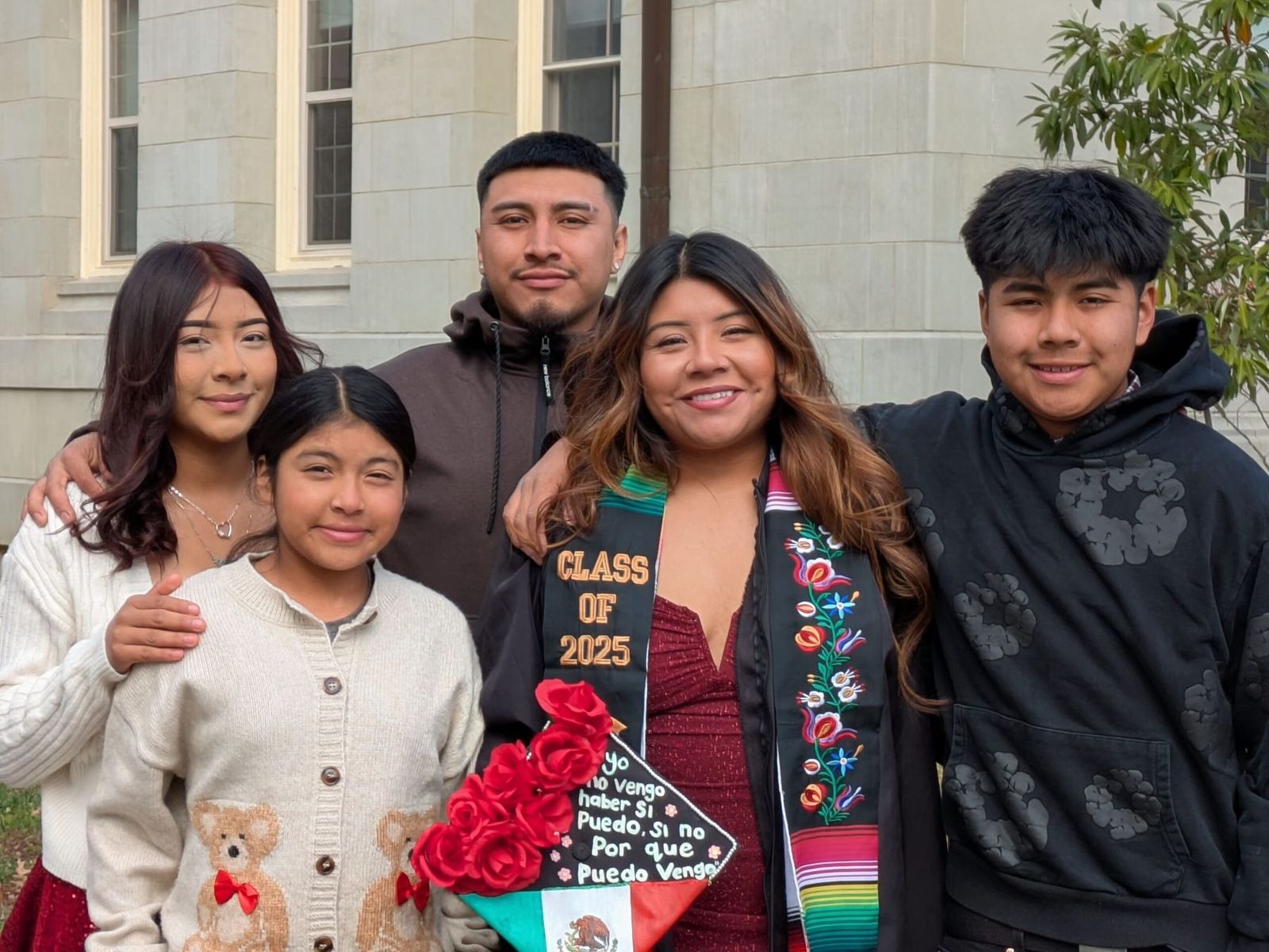 Jocelyn and her siblings at her Berea College graduation